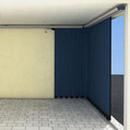 porte garage degagement lateral
